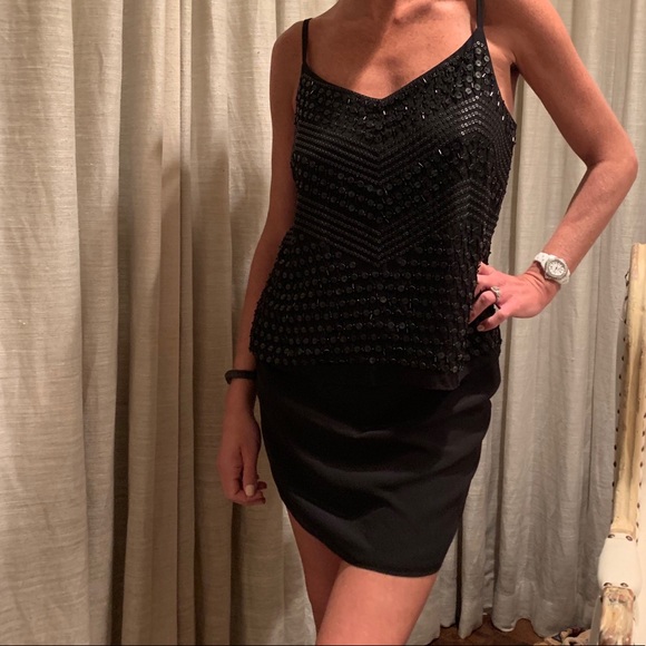 Laundry black sequined dress - Picture 2 of 6